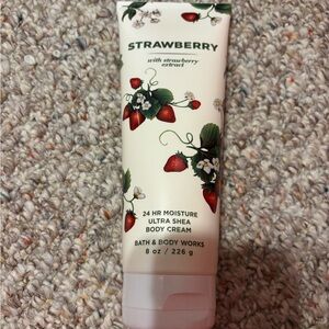 Bath & Body Works Strawberry 24 HR Moisture Cream